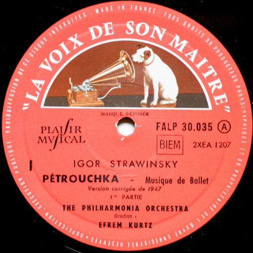 Stravinsky • Strawinsky • Petrouchka • FALP 30035 • Philharmonia Orchestra • Efrem Kurtz