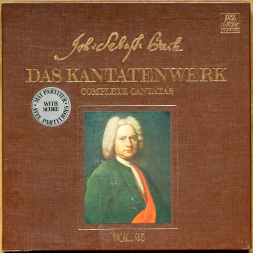 Bach • Intégrale des cantates • Kantatenwerk • Complete cantatas • BWV 99-102 • Vol. 25 • Telefunken 6.35443 EX • Leonhardt-Consort • Concentus Musicus Wien • Nikolaus Harnoncourt