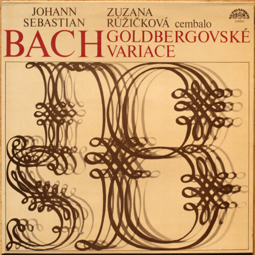 Bach • Les variations Goldberg • BWV 988 • Supraphon 1111 1610 • Zuzana Ruzickova (Růžičková)