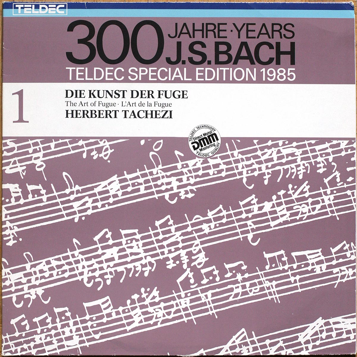 Bach • L’art de la fugue • Die Kunst der Fuge • The art of fugue • BWV 1080 • Teldec 6.48231 • Herbert Tachezi