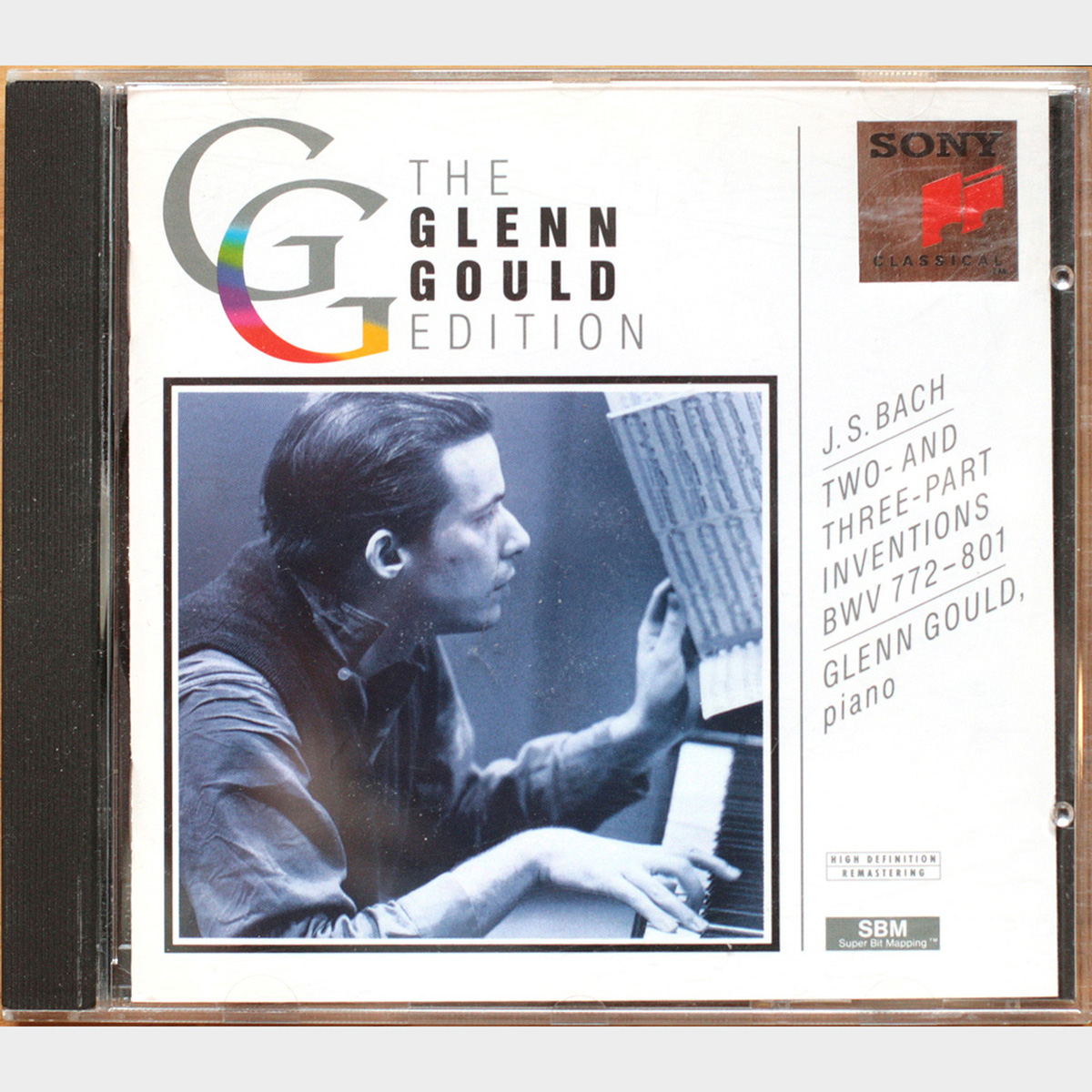 The Glenn Gould Edition • Bach • Two-part inventions & three-part sinfonias • BWV 772-801 • Sony SMK 52 596 • Glenn Gould