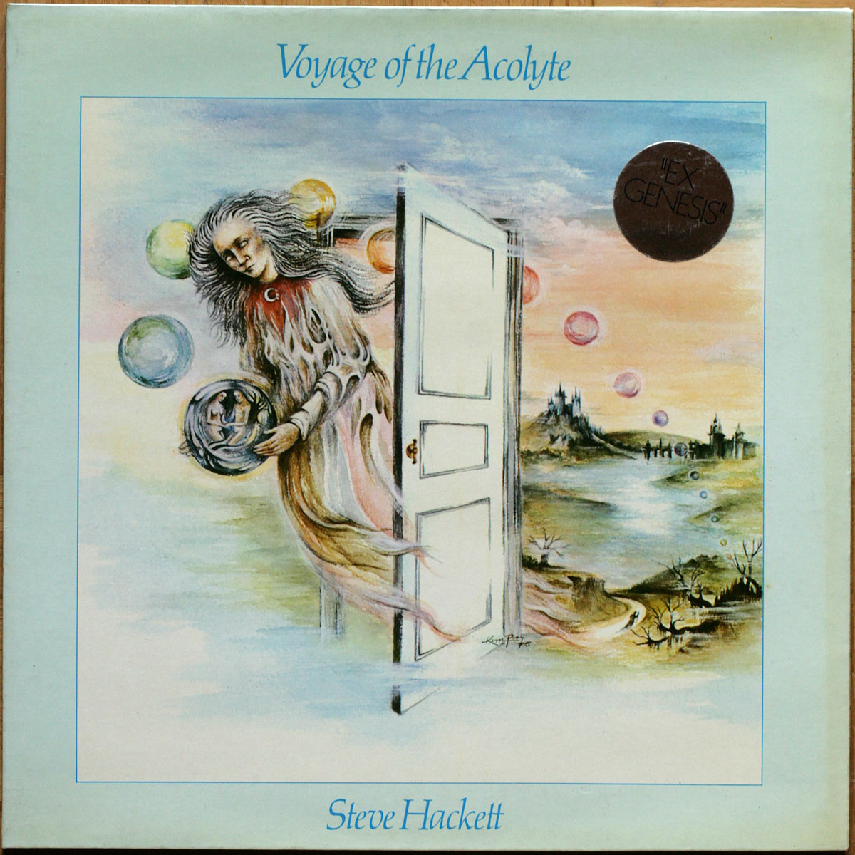 Steve Hackett • Voyage of the Acolyte • Charisma 9103 106 • Phil Collins • Mike Rutherford • Percy Jones • John Acock • Sally Oldfield
