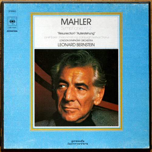 Mahler • Symphonie n° 2 "Auferstehung" - "Résurrection" • CBS 78249 • Janet Baker • London Symphony Orchestra • Leonard Bernstein