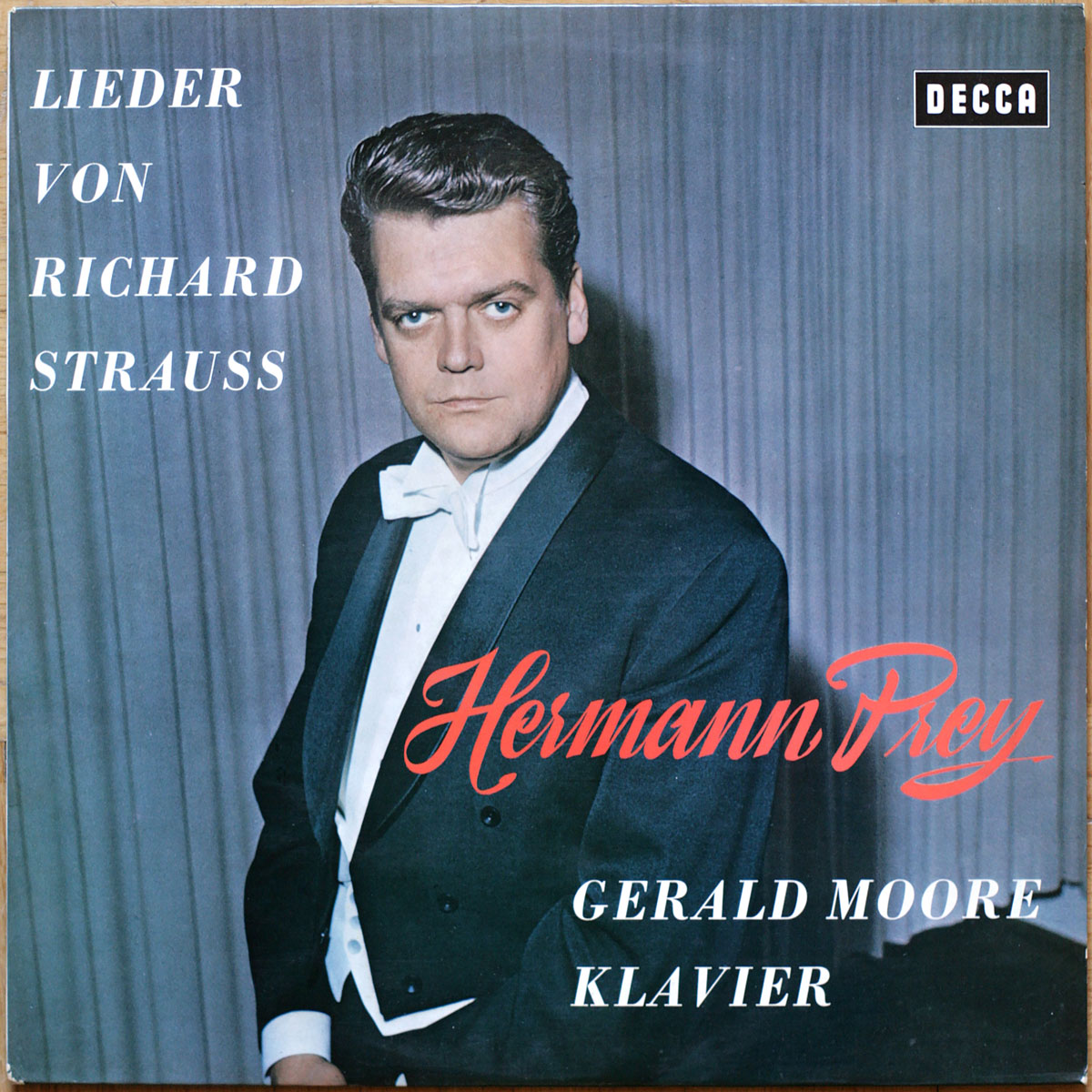 Strauss • Lieder von Richard Strauss • Decca SXL 21083-B • Hermann Prey • Gerald Moore