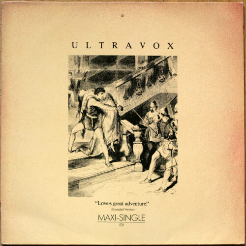 Ultravox • Love's great adventure • White China (Live) • Man of two worlds • Chrysalis 601 561 • Maxi single • 12" • 45 rpm