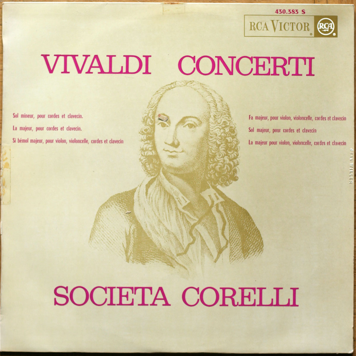 Vivaldi • Concertos pour cordes & clavecin • Concertos pour violon & violoncelle & cordes & clavecin • RCA 450.383 • Società Corelli • Silvano Zuccarini