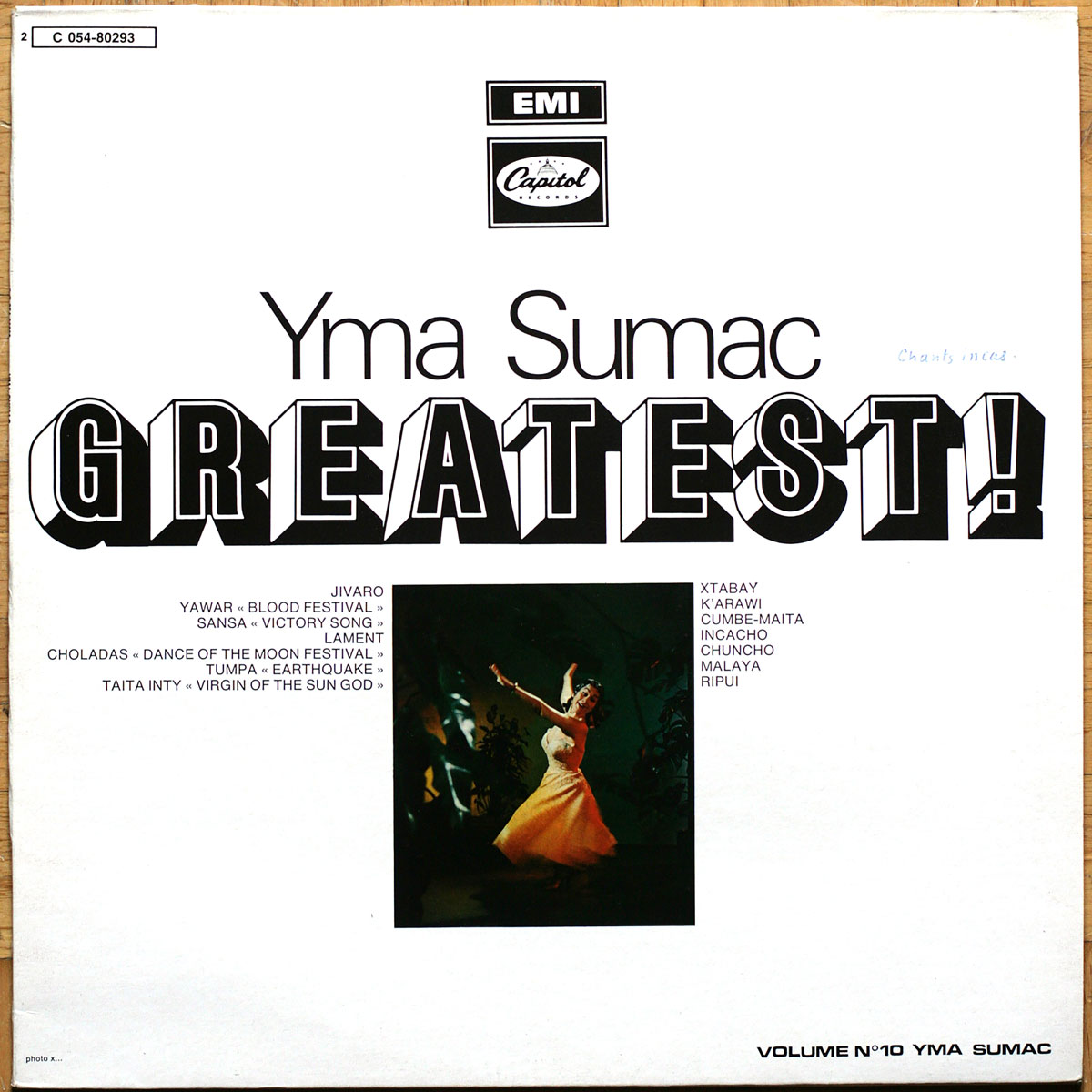 Yma Sumac • Greatest! • Chanto Incas • Capitol Records 2C 054-80293