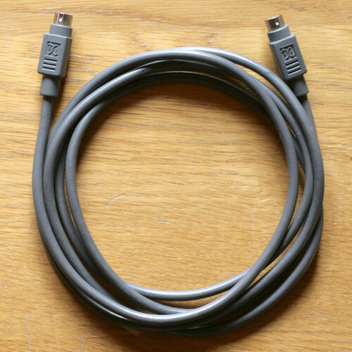 Apple Macintosh • Câble imprimante série • Serial printer cable • 1.8 m • Mini Din mâle 8 pin vers mini Din mâle 8 pin • No Name