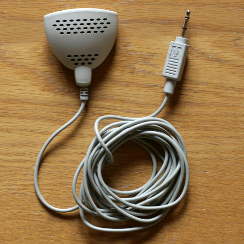 Apple Macintosh • Microphone à électret Plaintalk • Omni-directionnel • 590-0670 • Occasion