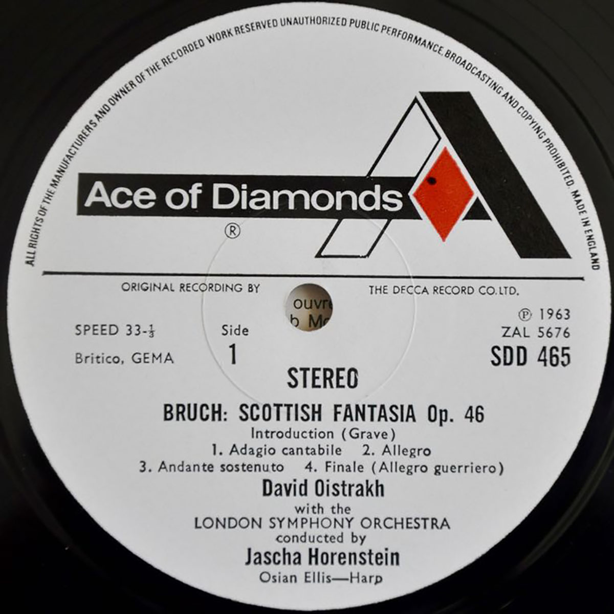 Decca | Ace Of Diamonds | Records | LP | Vinyl | Label Guide | Références | England