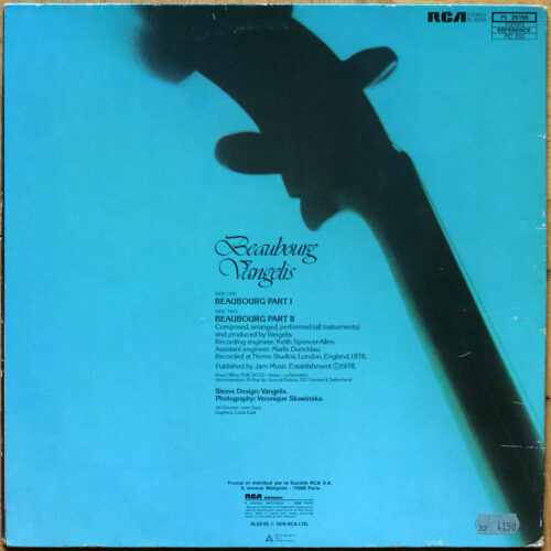 Vangelis • Beaubourg • Part I & II • RCA Victor PL 25155