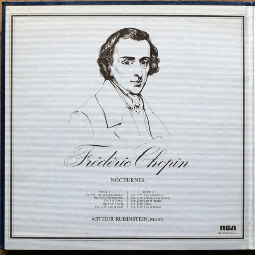 Chopin • Les nocturnes 1 - 10 • Les authentiques • RCA ARL 20623 • Arthur Rubinstein