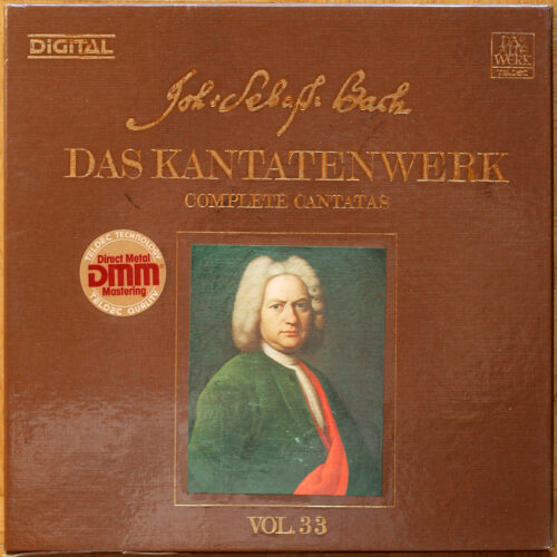Bach • Intégrale des cantates • Kantatenwerk • Complete cantatas • BWV 131-135 • Vol. 33 • Telefunken 6.35607 EX • Das verstärkte Leonhardt-Consort • Gustav Leonhardt