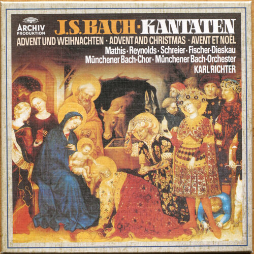 Bach • Cantates Avent & Noël • Kantaten Advent und Weihnachten • Cantatas Advent and Christmas • Archiv Produktion 2722 005 • Münchener Bach-Chor & Orchester • Karl Richter