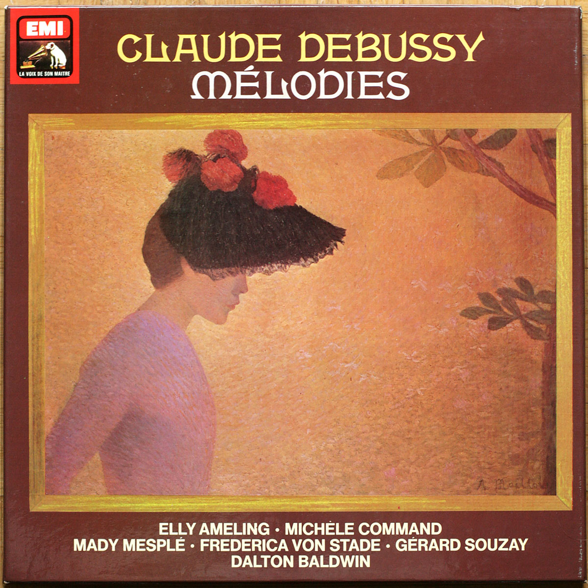 Debussy • Mélodies • EMI - La Voix de son maître 2C 165-16371/4 • Elly Ameling • Michèle Command • Mady Mesplé • Frederica von Stade • Gérard Souzay • Dalton Baldwin