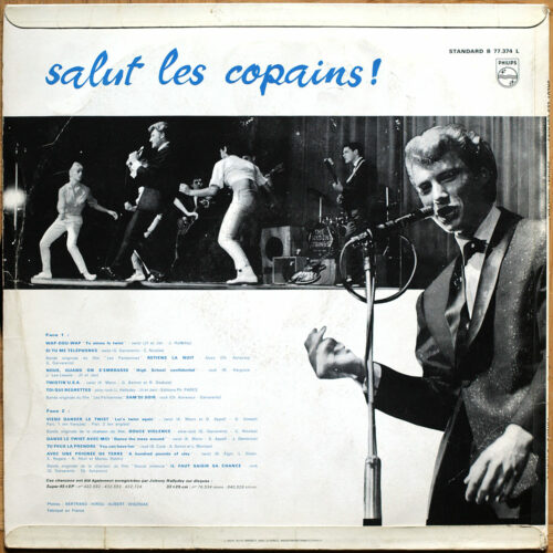 Johnny Hallyday • Salut Les Copains ! • Philips Standard B 77.374 L • Mono • 1961 • First pressing with green label