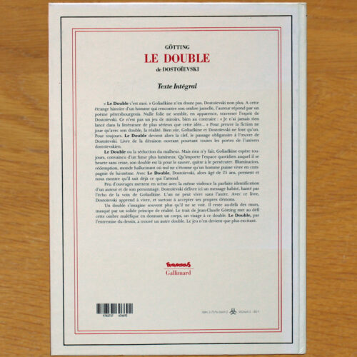 Jean-Claude Götting • Le double de Dostoïevski • Album • Neuf • Futuropolis – Gallimard • 1989