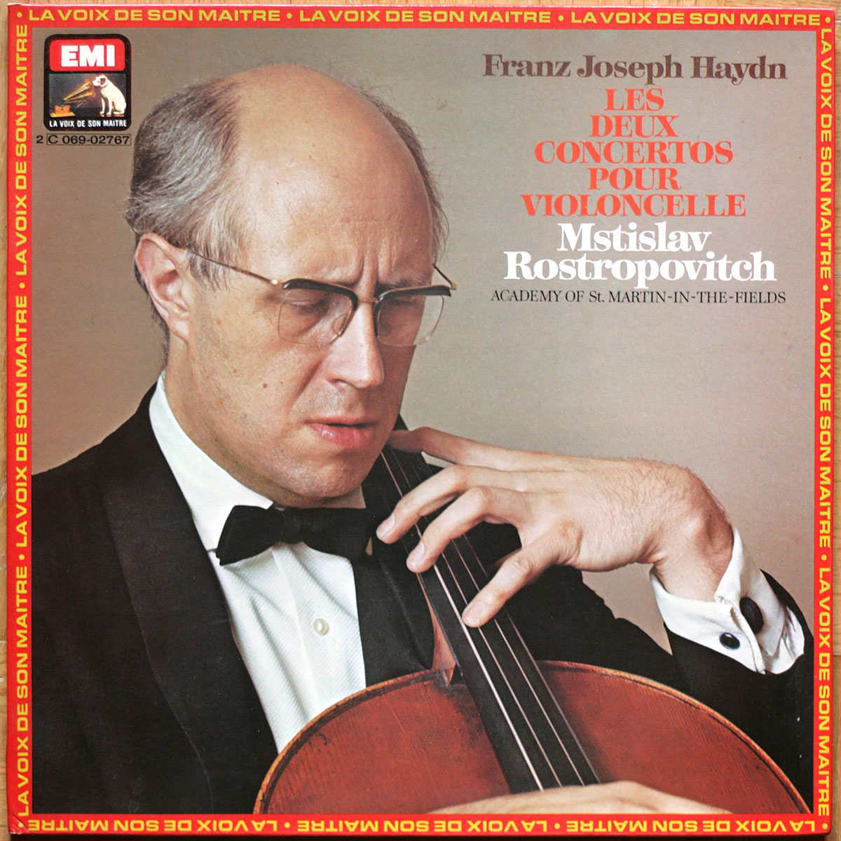 Haydn • Concertos pour violoncelle n° 1 & 2 • Cello concertos • Konzert für Violoncello Nr. 1 & 2 • EMI 2C 069-02767 • Mstislav Rostropovitch • Academy Of St. Martin-In-The-Fields