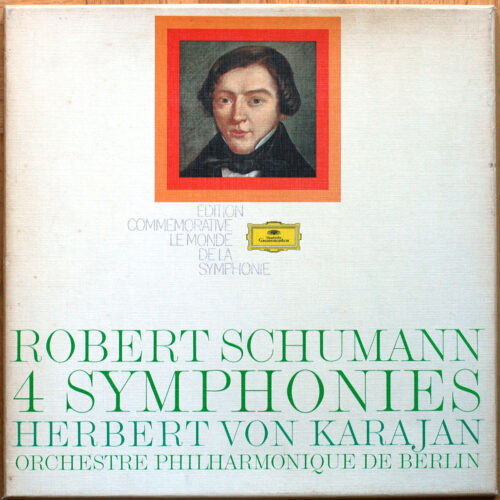 Schumann • Intégrale des symphonies • DGG 2720 046-32 • Berliner Philharmoniker • Herbert von Karajan • Edition commémorative • Le monde de la symphonie