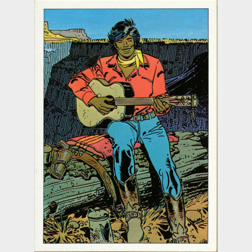 Gir • Blueberry • Western Song • Carte postale • Editions Aedena • 1984