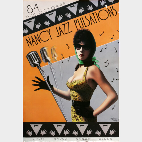 Gérard Failly • Jazz • Affiche du Nancy Jazz Pulsations 1984 • Originale