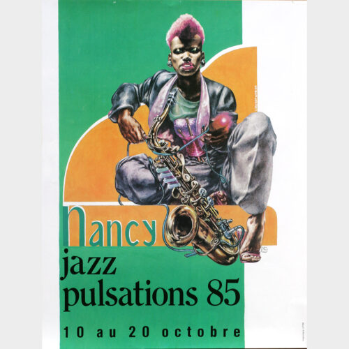 Tanino Liberatore • Jazz • Affiche du Nancy Jazz Pulsations 1985 • Originale