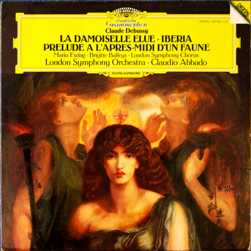 DGG 423 103 Debussy Damoiselle Elue Iberia Prelude Abbado DGG Digital Aufnahme
