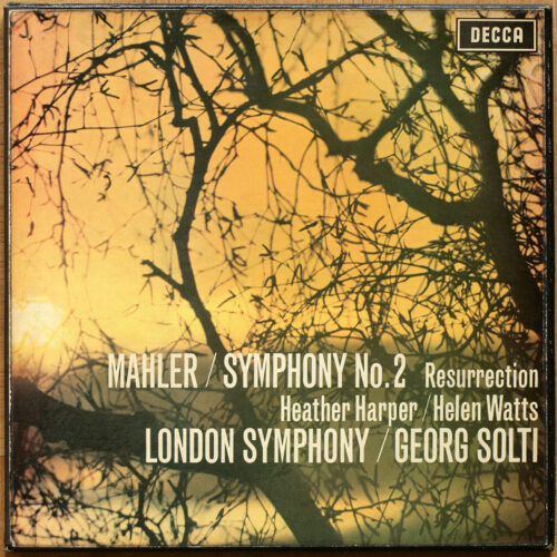 Mahler • Symphonie n° 2 "Resurrection" – "Auferstehung" • Decca SET 325-6 • Chicago Symphony Orchestra • Georg Solti
