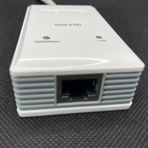Trendnet TU2-ETG • Adaptateur réseau USB vers Ethernet Gigabit • USB network adapter to Gigabit Ethernet • Gigabit-USB-Netzwerkadapter • Occasion • Used