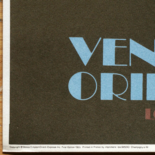 Pierre Fix-Masseau • Centenaire de l’Orient-Express • Venice Simplon Orient-Express • Madonna • Lithographie • 1985