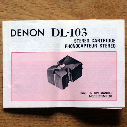 Denon DL-103 + AU-300LC • Ensemble cellule à bobine mobile + transformateur • Set with moving coil cartridge + step-up transformer • Occasion • Used