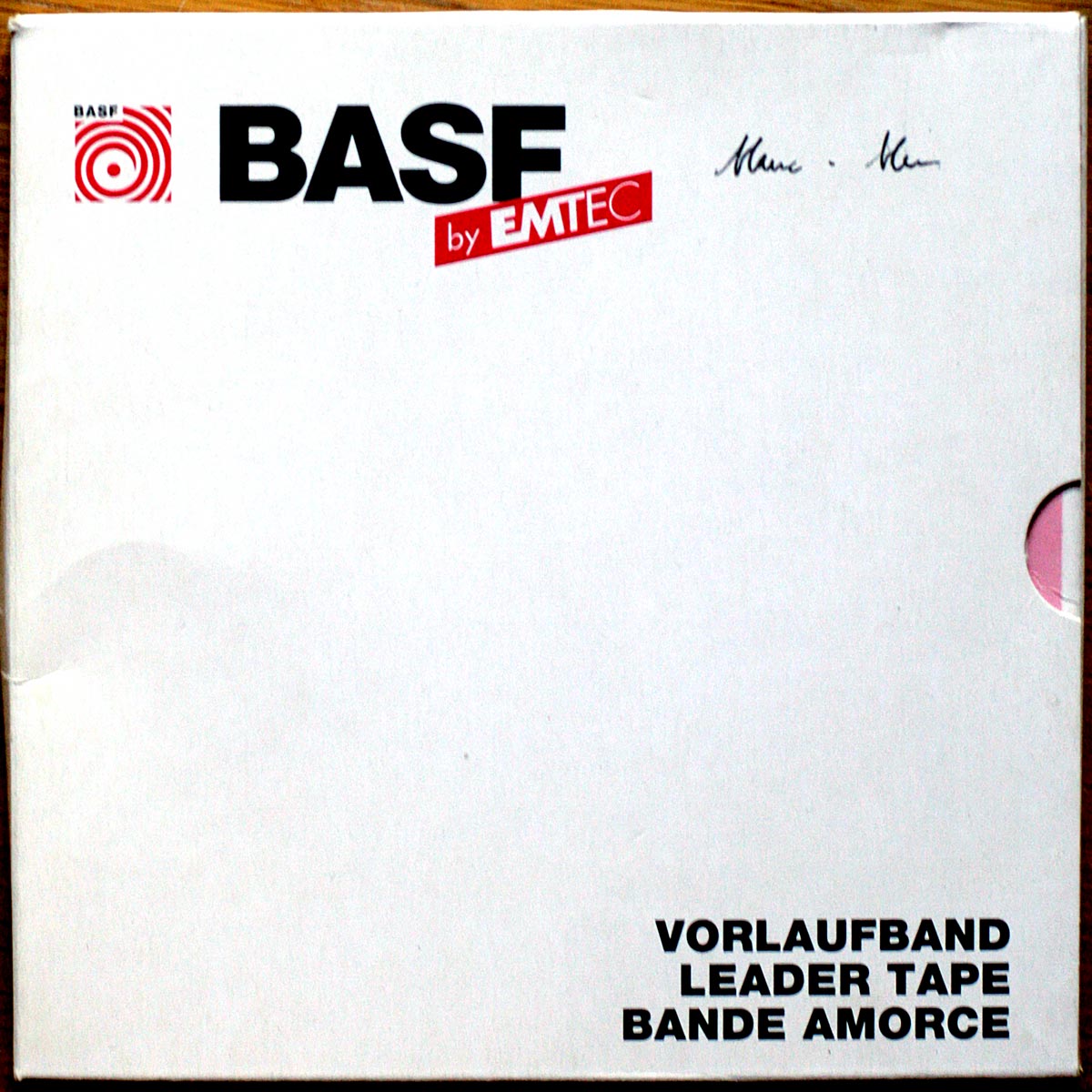BASF • EMTEC • Bande amorce • Leader tape • Vorlaufband • 250 m • Neuve • New • Neu