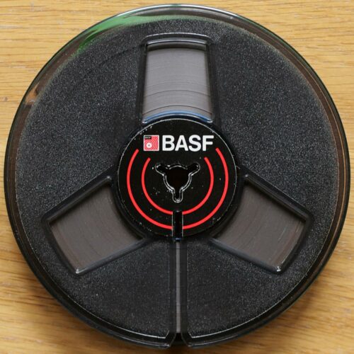 BASF • EMTEC • PER 528 • Bande magnétique avec boîtier • Magnetic tape with box • Ø 13 cm • Occasion • Used