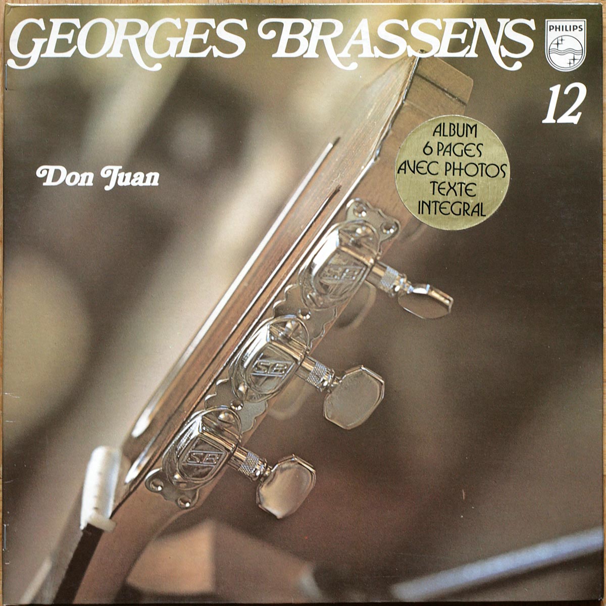 Georges Brassens • Volume n° 12 • Don Juan • Philips 9101 151