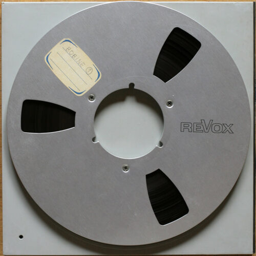 Revox • Bande magnétique avec bobine métallique alu • Sound recording tape with alu metal reel • Tonband mit Alu-Metallspule • Ø 26.5 cm • NAB • Occasion • Used