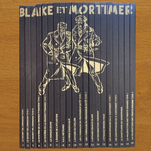 Edgard P. Jacobs • Blake et Mortimer • Intégrale 2012/2013 • Collection Hachette • 20 albums (tome 1 à tome 20)