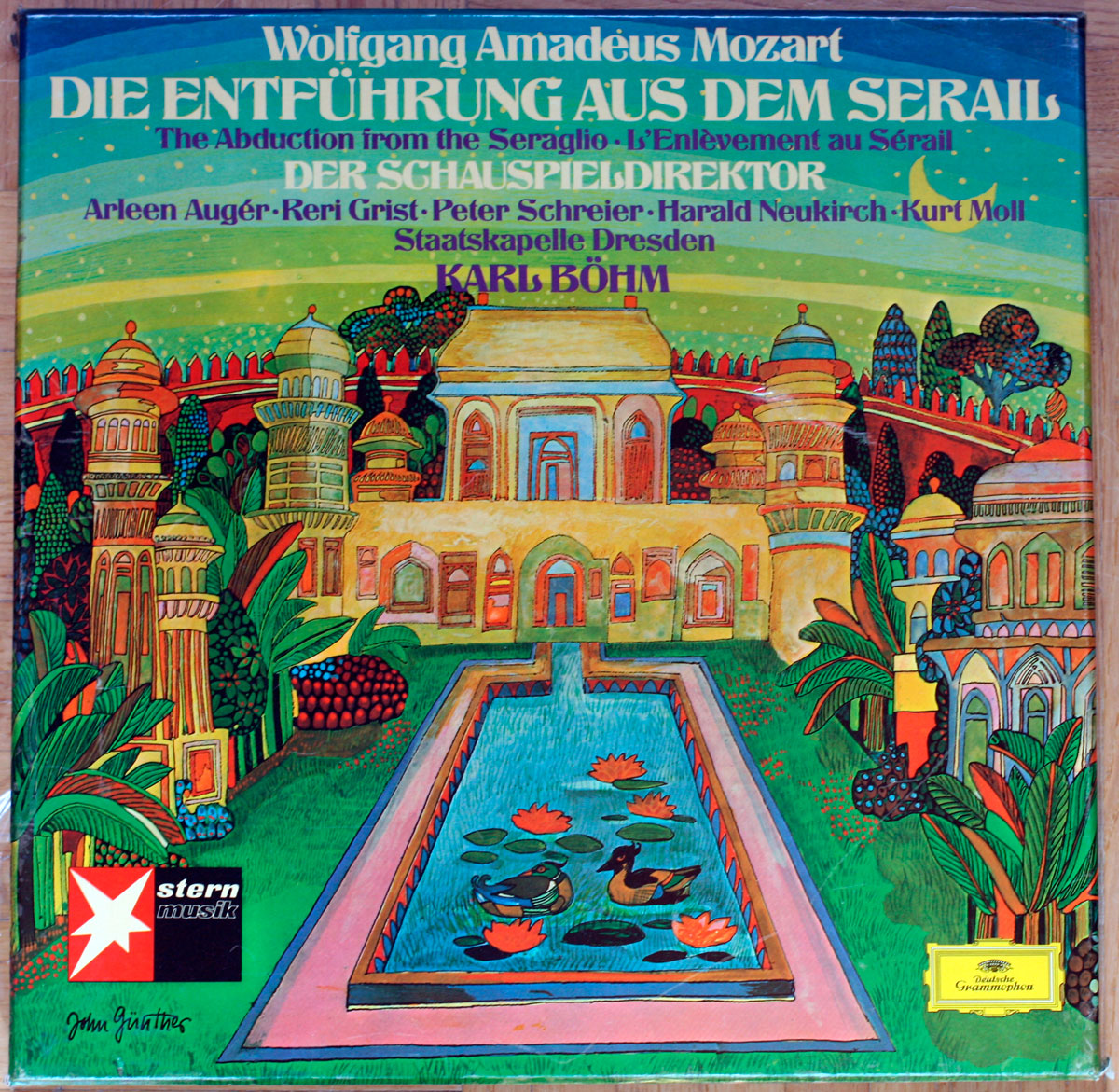 Mozart • Die Entführung aus dem Serail • L'enlèvement au sérail • DGG 2740 102 • Peter Schreier • Arleen Augér • Reri Grist • Staatskapelle Dresden • Karl Böhm