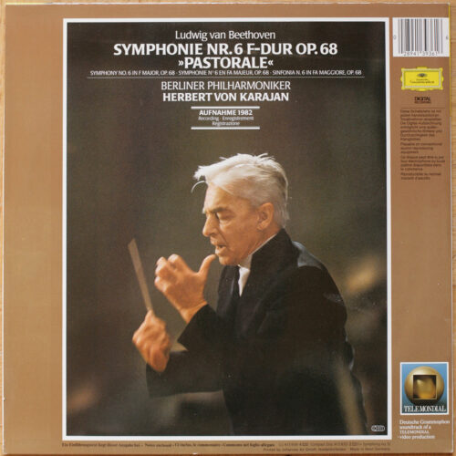 Beethoven • Symphonie n° 6 "Pastorale" • DGG 413 936-1 Digital • Berliner Philharmoniker • Herbert von Karajan