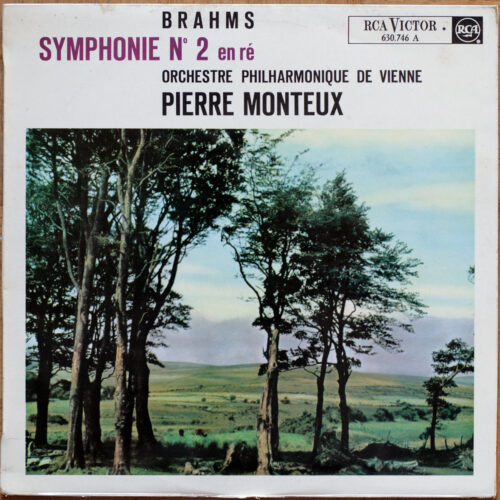 Brahms • Symphonie n° 2 • RCA 630.746 A • Wiener Philharmoniker • Pierre Monteux