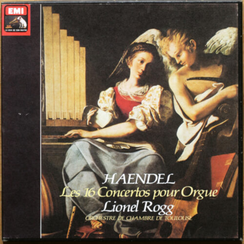 Händel • Haendel • Les 16 concertos pour orgue et orchestre • 16 concertos for organ and orchestra • EMI 2C 165-14051/4 • Orchestre de chambre de Toulouse • Georges Armand