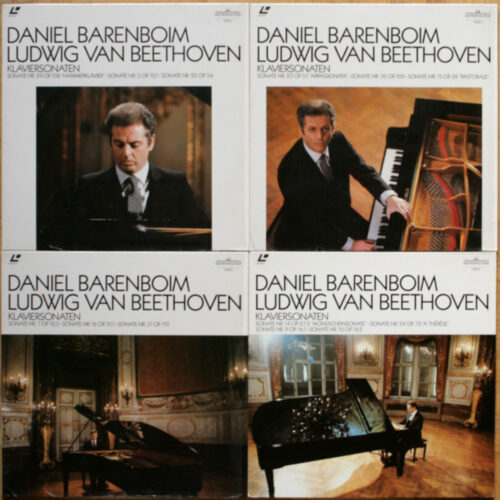 Beethoven • Intégrale des sonates pour piano • The complete sonatas for piano • Die Klaviersonaten • Metropolitan Met 101/110 • Daniel Barenboim • Laserdisc