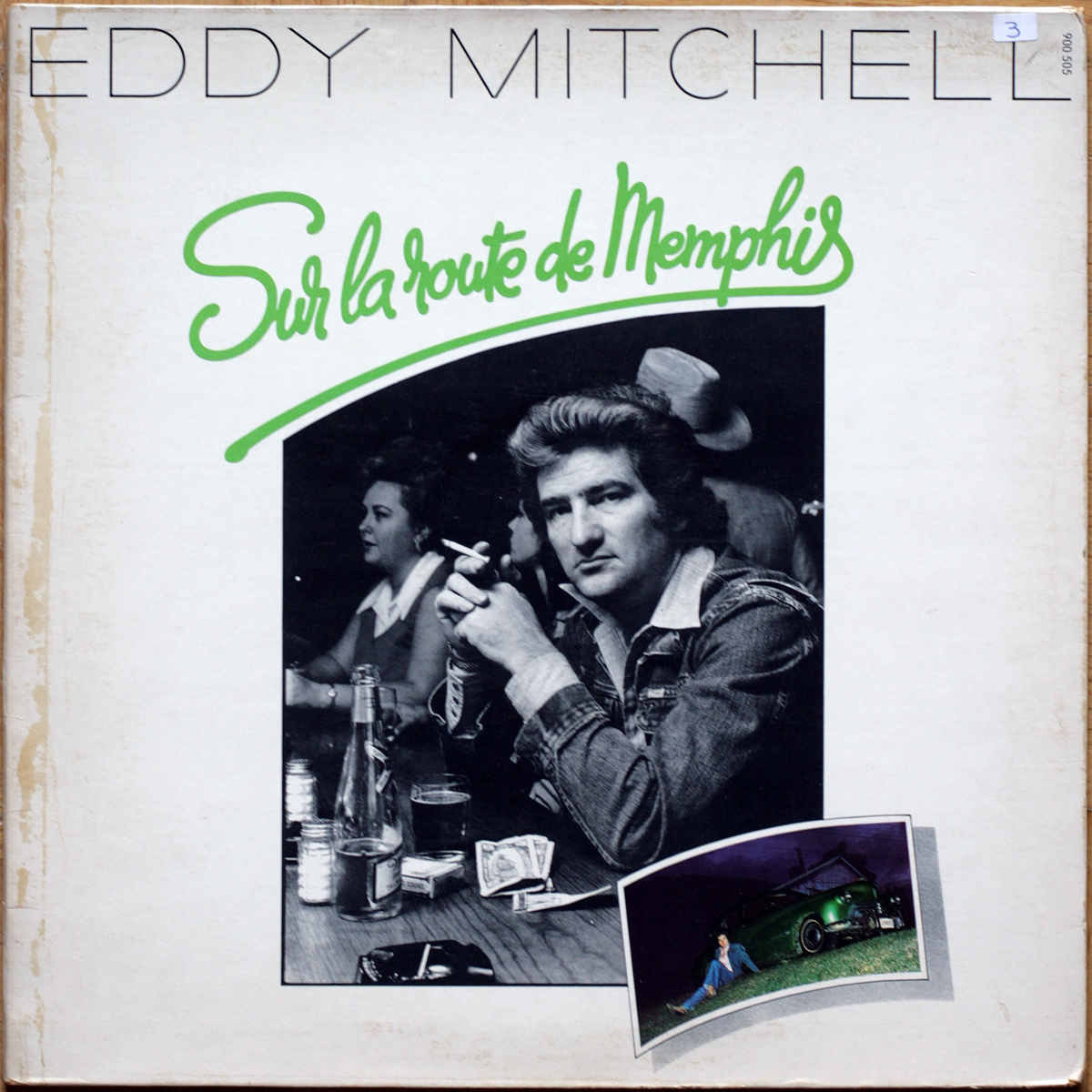 Eddy Mitchell • Sur la route de Memphis • Barclay EM 900 505 • Charlie McCoy • Wayne Moss • Kenny Buttrey • Billy Sandford • Graddy Martin • The Jordanaires