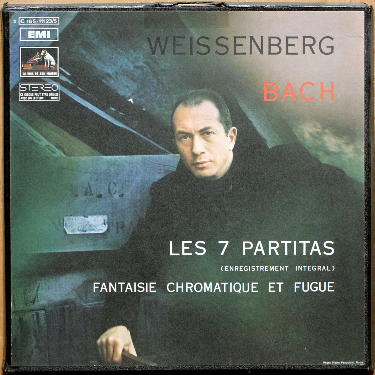 Bach • Les 7 partitas (Enregistrement intégral) – BWV 825-831 • Fantaisie chromatique & fugue – BWV 903 • EMI 2C 167-111 23/5 • Alexis Weissenberg