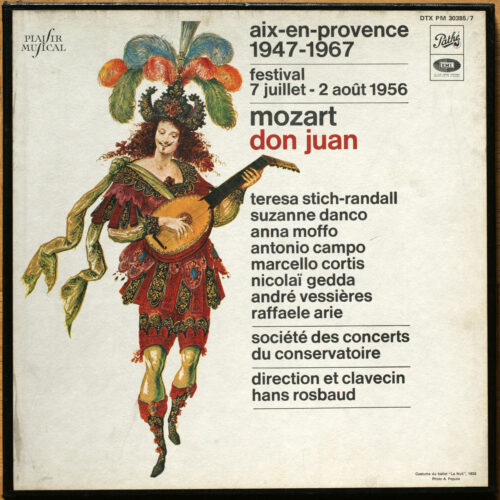 Mozart • Don Giovanni • Pathé DTX PM 30385/7 • Teresa Stich-Randall • Suzanne Danco • Anna Moffo • Antonio Campo • Orchestre De La Société Des Concerts Du Conservatoire • Hans Rosbaud