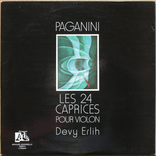 Paganini ‎• 24 caprices pour violon seul • 24 caprices for solo violin • 24 capricci per violine solo • Adès 19003/4 • Devy Erlih