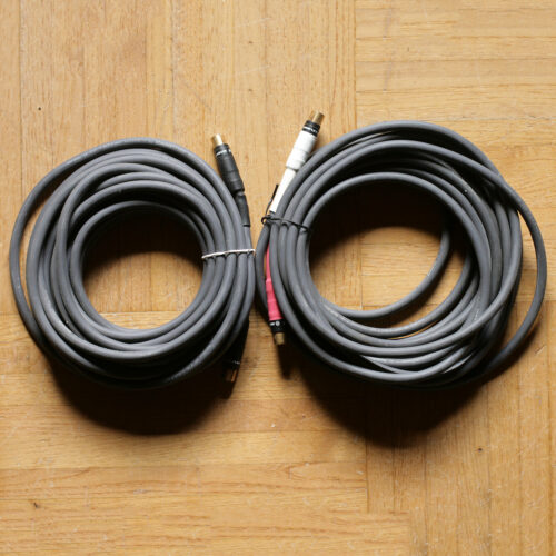 Sommercable Meridian SP-225 • Câble audiophile avec fiche RCA Neutrik Profi • Audiophile cable with Neutrik Profi RCA Plug • Inteconnect cable • 2 x 7.25 m • Occasion • Used