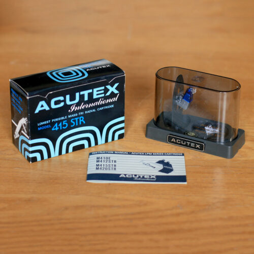 Acutex • 415 STR • Cellule phono à aimant mobile • Moving magnet phono cartridge • Shibata • Neuve • New • NOS • NIB