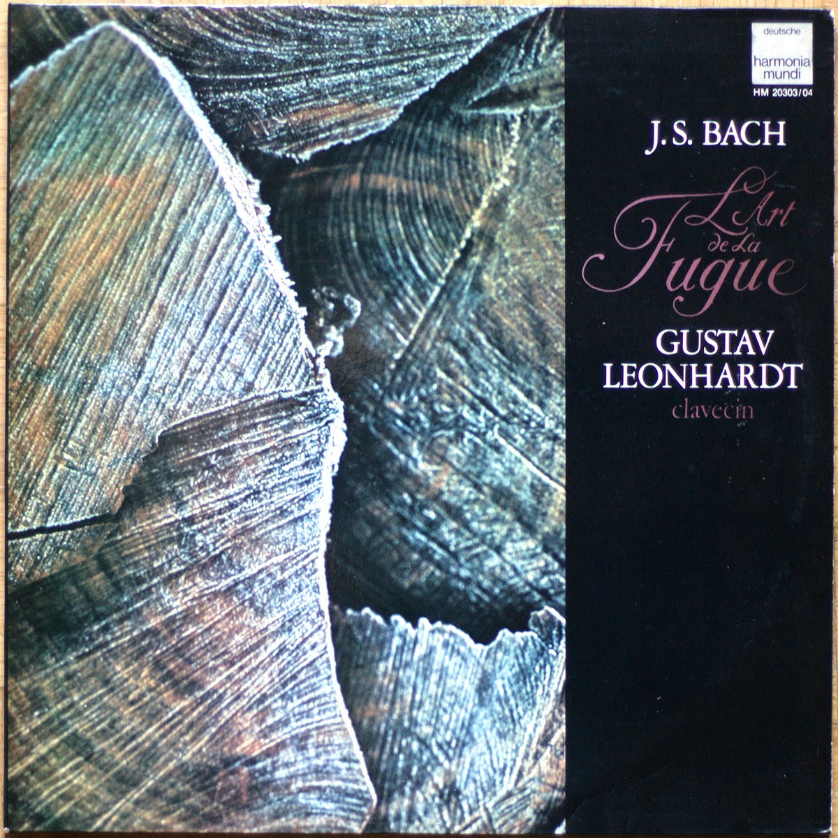 Bach • L'art de la fugue • Die Kunst der Fuge • The art of fugue • BWV 1080 • Harmonia Mundi HM 20303/04 • Gustav Leonhardt • Bob Van Asperen