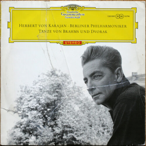 Brahms – 8 danses hongroises (8 Ungarische Tänze) • Dvořák – 5 danses slaves (5 Slawische Tänze) • DGG 130 080 SLPM Red Stereo • Berliner Philharmoniler • Herbert Von Karajan