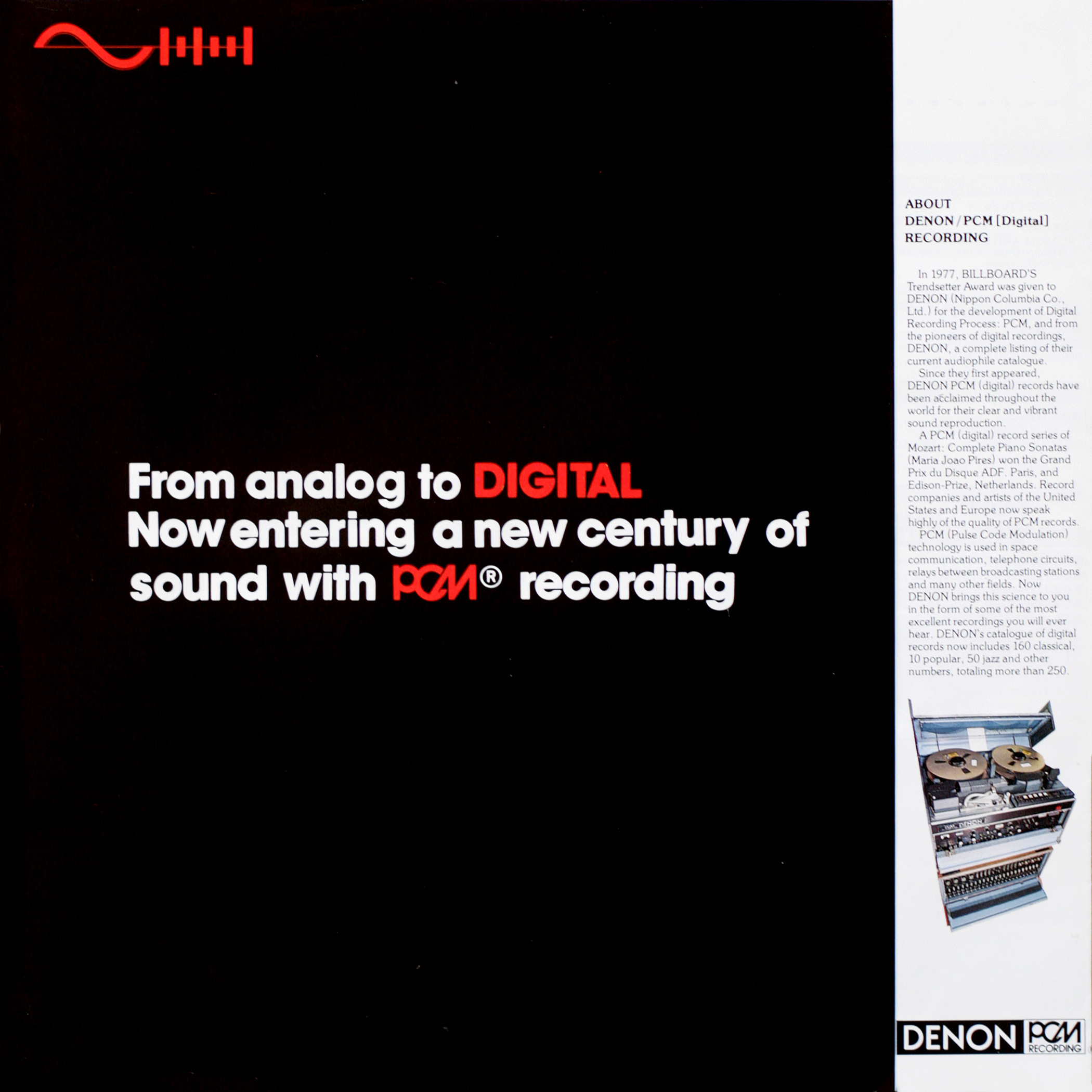 Catalogue 1979 Denon/PCM couverture